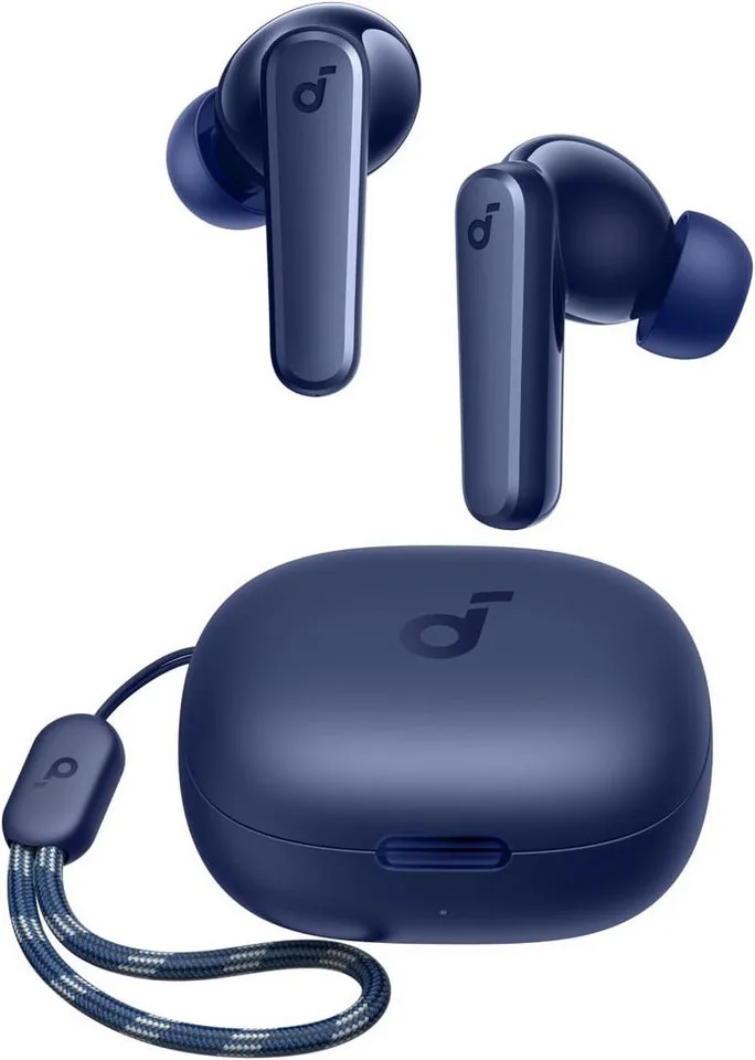 by Anker P20i Kabellose in-Ear Anpassbarer EQ, 30 Std. Spielzeit Bluetooth-Kopfhörer (Bluetooth 5.3 IPX5 wasserfest, 2 Mikros mit KI, einzeln verwendbar) van Soundcore, Blauw – cover