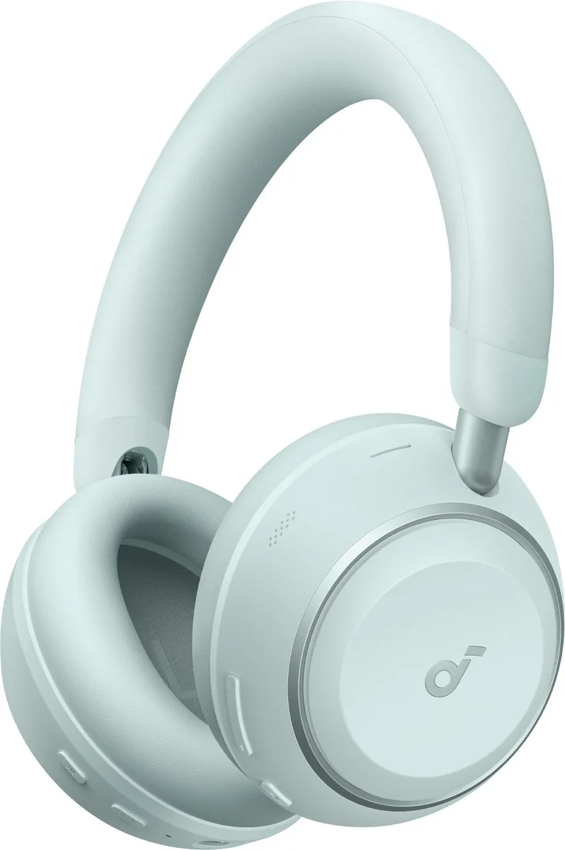 Space 2 by Anker - Active Noise Cancelling Koptelefoon - Comfortabele Pasvorm - 50H Speeltijd - LDAC Hi-Res Draadloze Audio - Dual Connection - Heldere Gesprekken - Bluetooth 6.1 - Nap Mode - Draagdetectie by Soundcore, Green – cover
