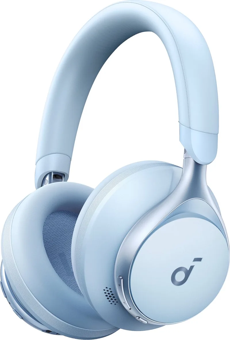 Space One - Draadloze Headset - Noise Cancelling by Soundcore, Blue – cover