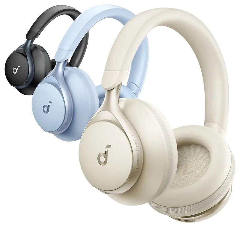 Space One - Draadloze Headset - Noise Cancelling - Wit fra Soundcore, Hvid – cover 2 af 2
