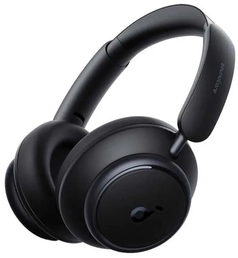 Space Q45 by Anker - Koptelefoon met actieve ruisonderdrukking - Tot wel 98% minder ruis - 50 u speeltijd - Appbediening - LDAC Hi-Res Wireless Audio - Comfortabel - Duidelijk bellen - Bluetooth 5.3 van Soundcore, Zwart – cover