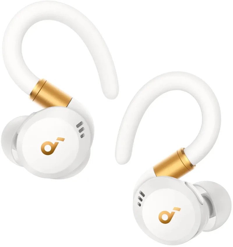 Sport X20 ANC - Draadloze Oordopjes met Oorhaken van Soundcore, Wit – cover