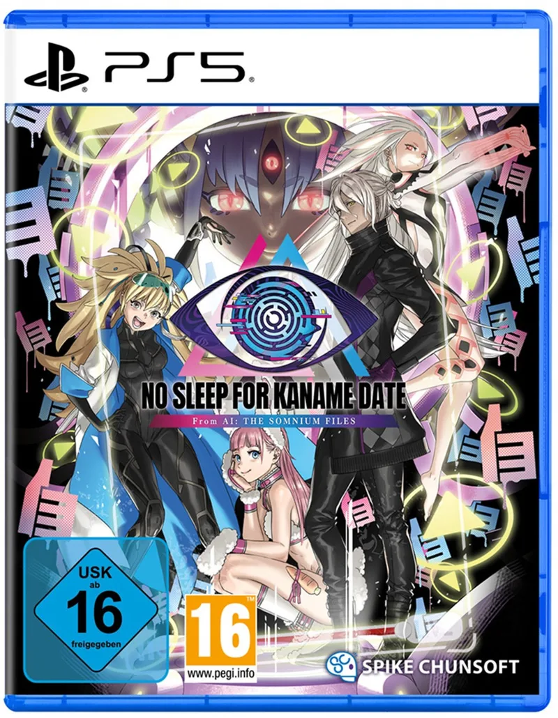 No Sleep For Kaname Date - From AI: The Somnium Files de Spike Chunsoft, PS5 – jaquette