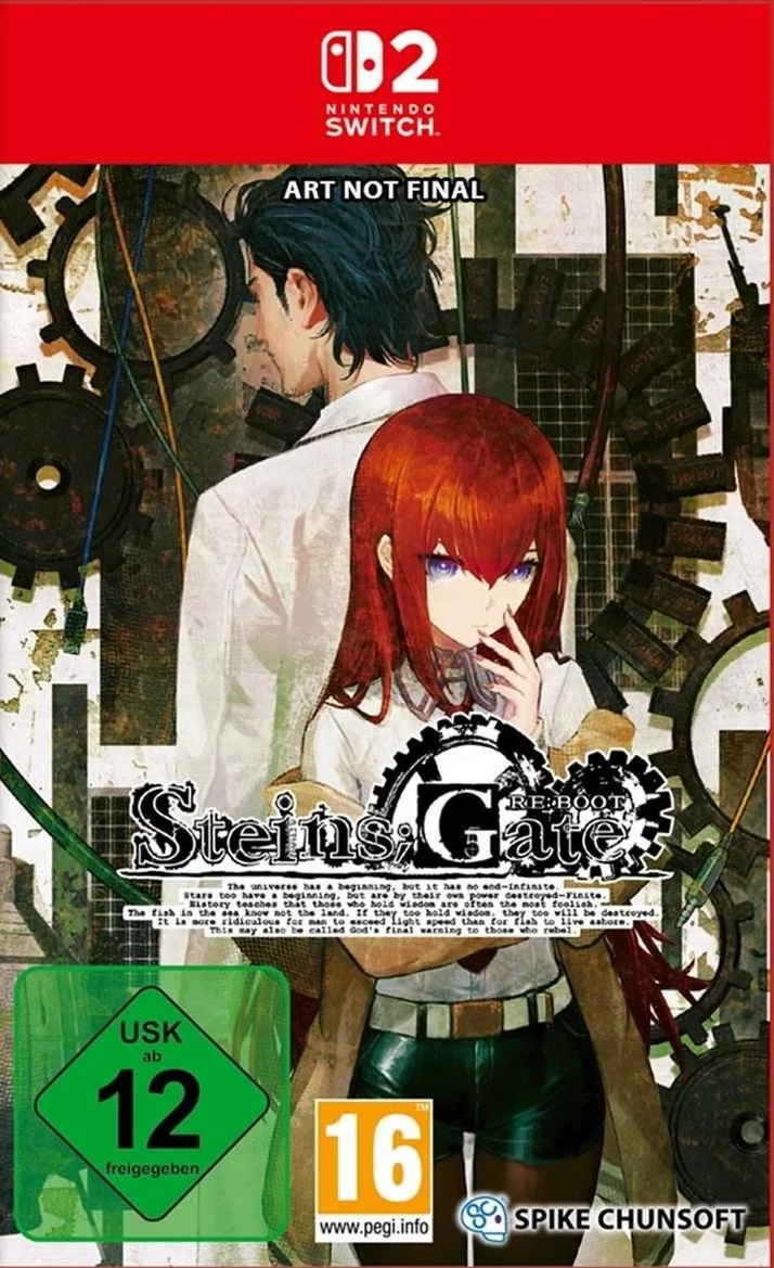 Steins; Gate Re:Boot de Spike Chunsoft, Nintendo Switch 2 – jaquette