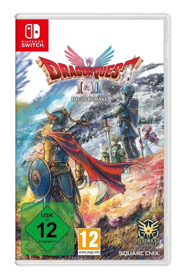 Dragon Quest I & II HD-2D Remake van Square Enix, Nintendo Switch – cover