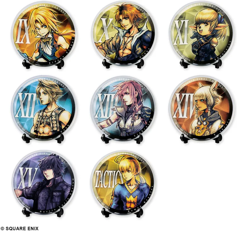 Final Fantasy Dissidia Glass Plate Collection Display - Vol 2. by Square Enix – cover