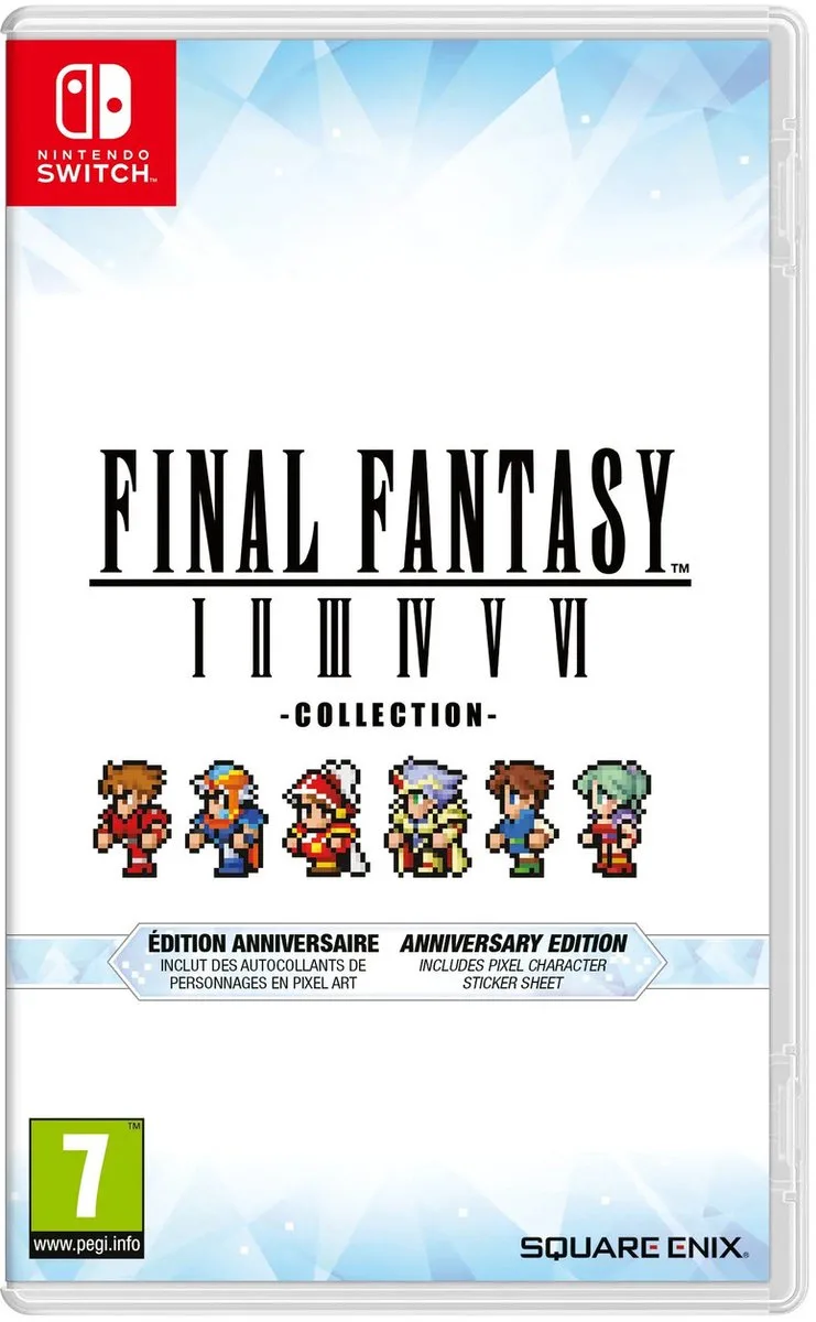 FINAL FANTASY I-VI Bundle NSW Speciaal Vereenvoudigd Chinees, Traditioneel Chinees, Duits, Engels, Spaans, Frans, Italiaans, Japans, Koreaans van Square Enix, Nintendo Switch – cover