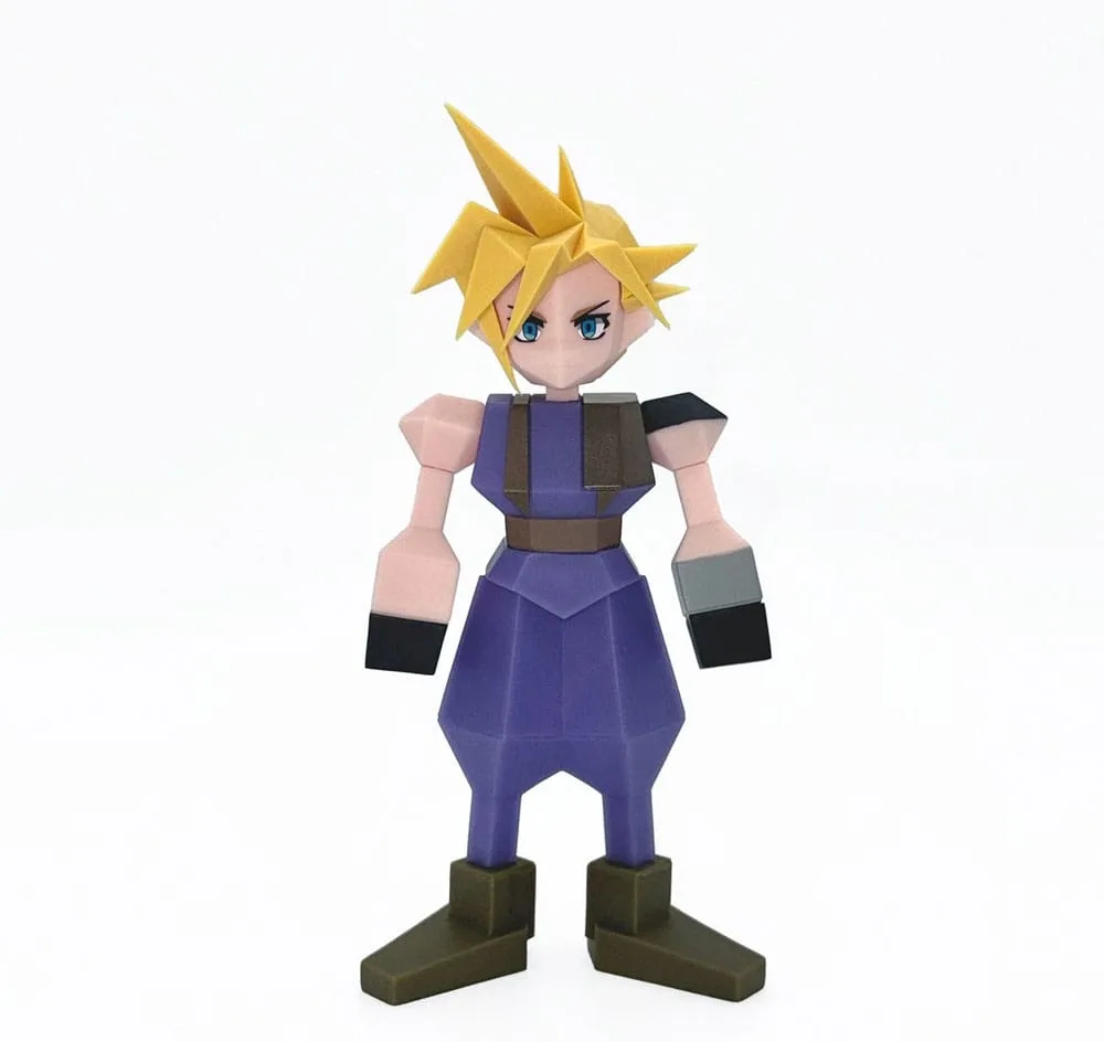 Final Fantasy VII Polygon Cloud Strife van Square Enix – cover