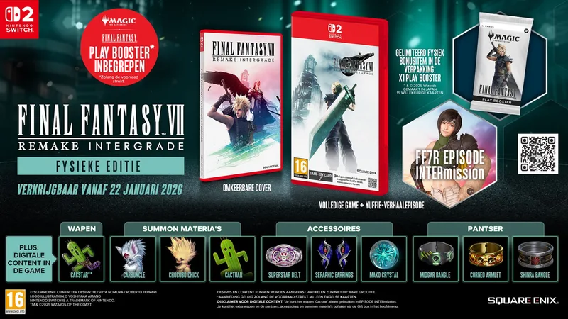 Final Fantasy VII Remake Intergrade Day One Edition van Square Enix, Nintendo Switch 2 – cover