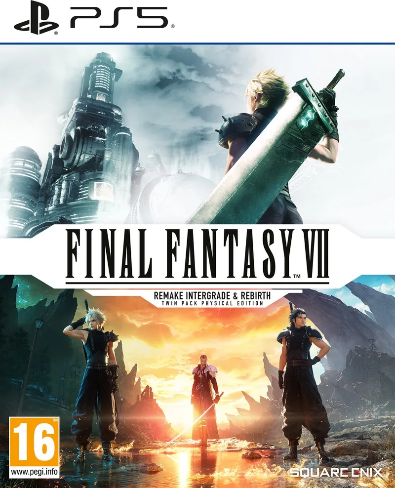 Final Fantasy VII Remake Intergrade & Rebirth Twin Pack de Square Enix, PS5 – jaquette