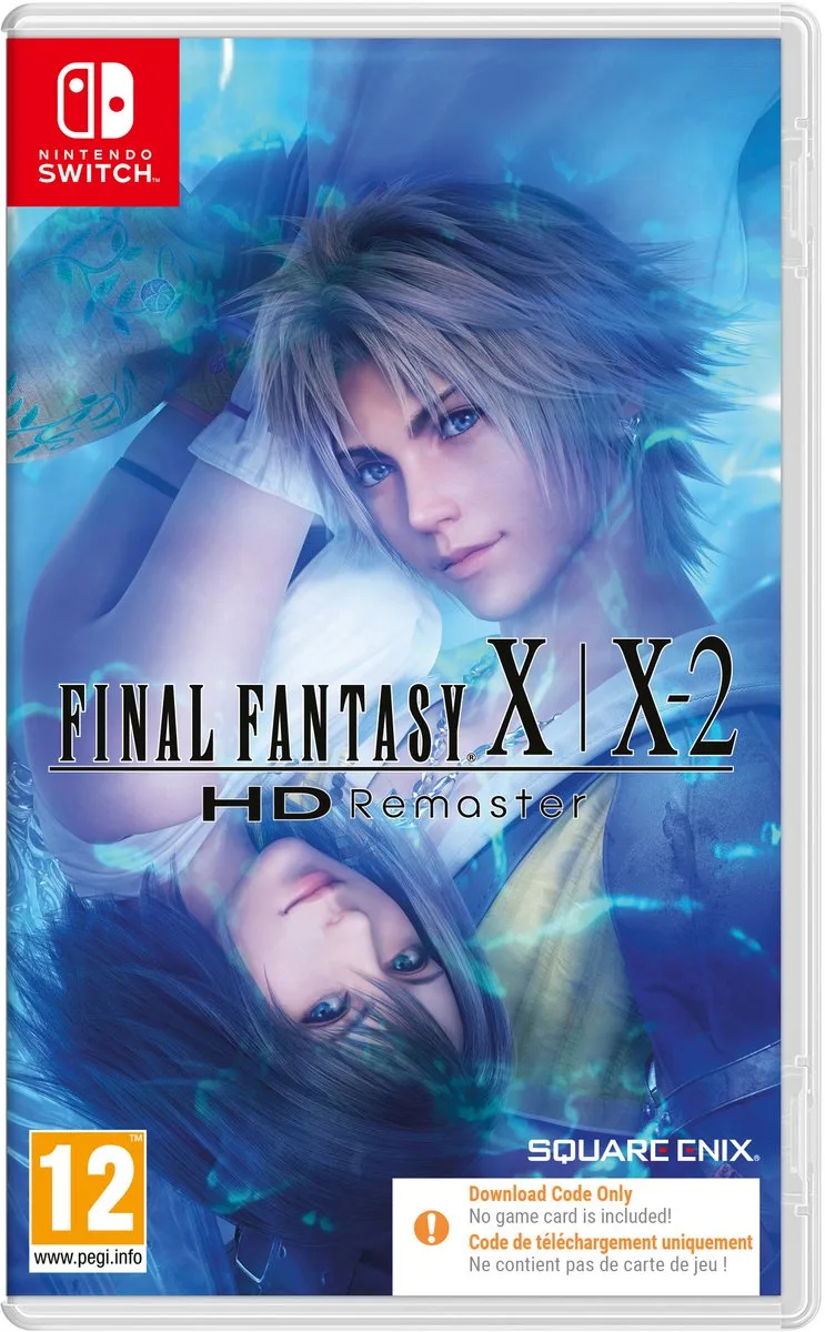 FINAL FANTASY X / X-2 HD Remaster - Switch - Code in box by Square Enix, Nintendo Switch – cover