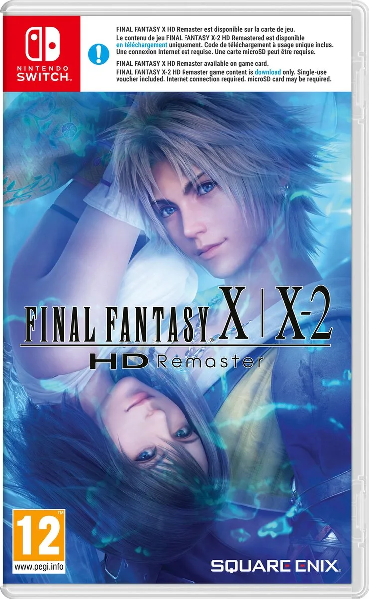 Final Fantasy X & X2 HD Remaster by Square Enix, Nintendo Switch – cover