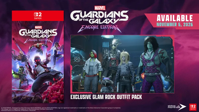 Marvel's Guardians of the Galaxy Encore Edition by Square Enix, Nintendo Switch 2 – cover