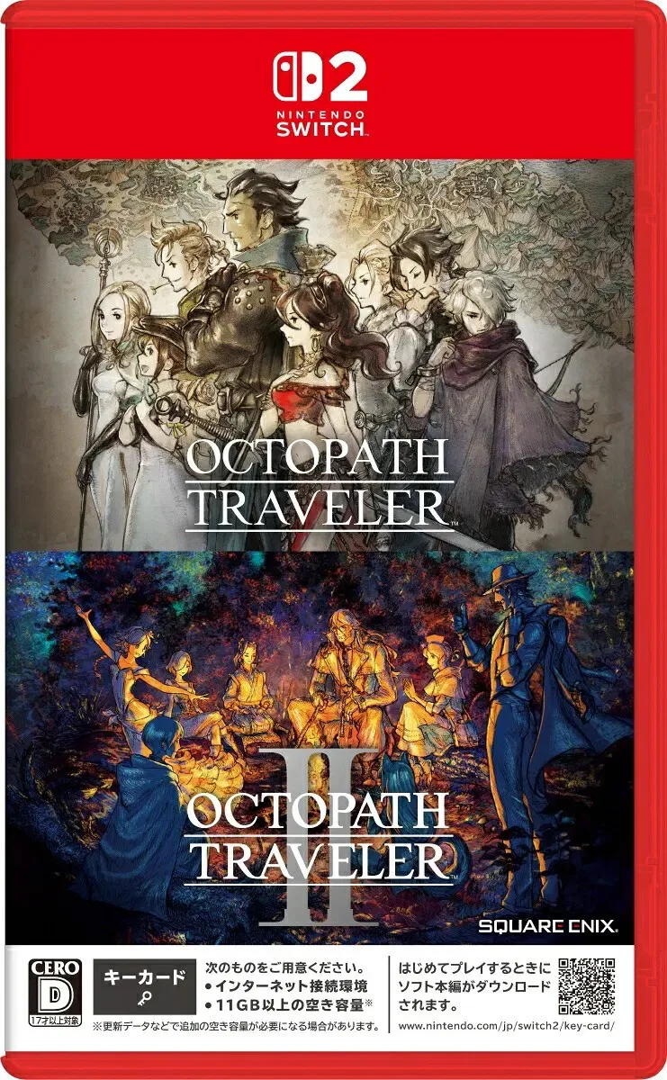 Octopath Traveler + Octopath Traveler II Bundle van Square Enix, Nintendo Switch 2 – cover