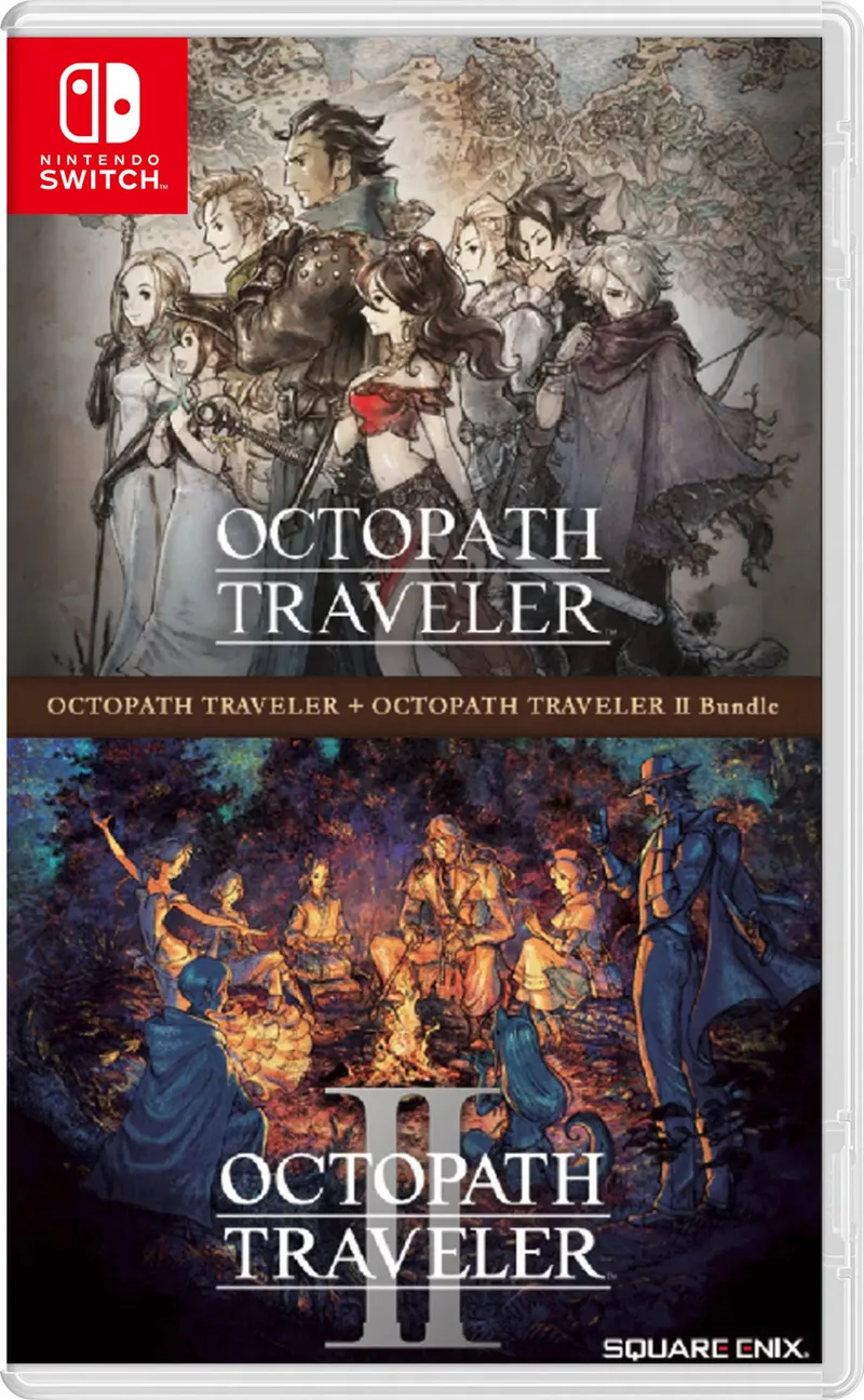 Octopath Traveler + Octopath Traveler II Bundle van Square Enix, Nintendo Switch – cover