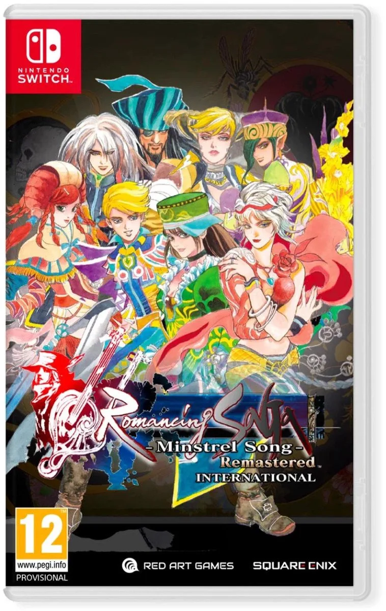 Romancing SaGa Minstrel Song Remastered International by Square Enix, Nintendo Switch – cover