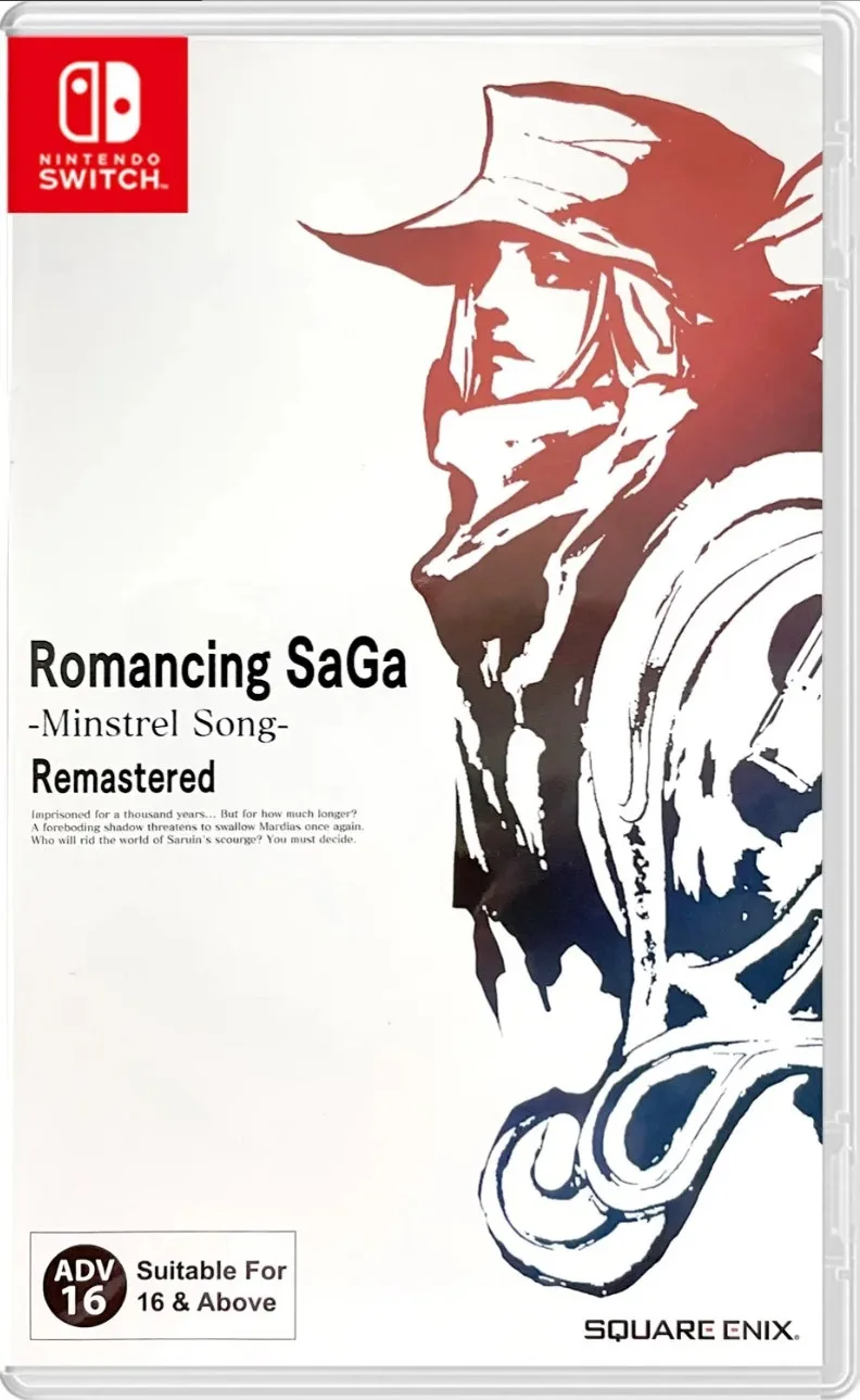 Romancing SaGa -Minstrel Song- Remastered van Square Enix, Nintendo Switch – cover