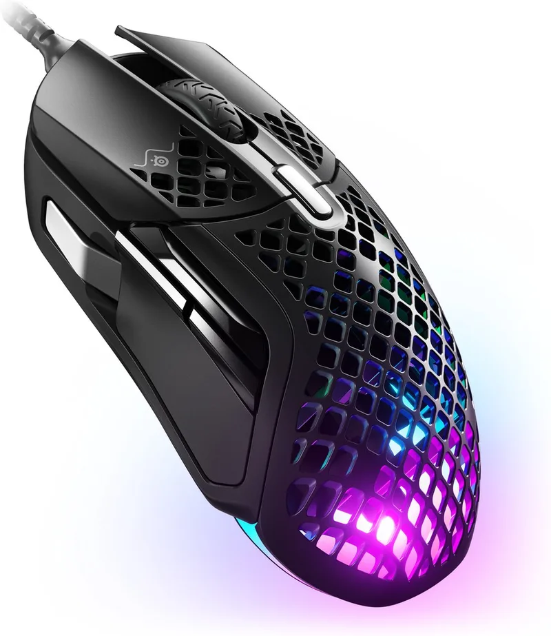 Aerox 5 - Bedrade Gaming Muis - 9 Programmeerbare Knoppen - Zwart van SteelSeries, Bedraad – cover