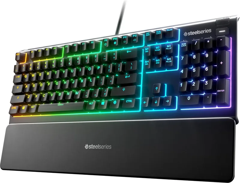 Apex 3 - Membraan Gaming Toetsenbord van SteelSeries, Zwart, US – cover