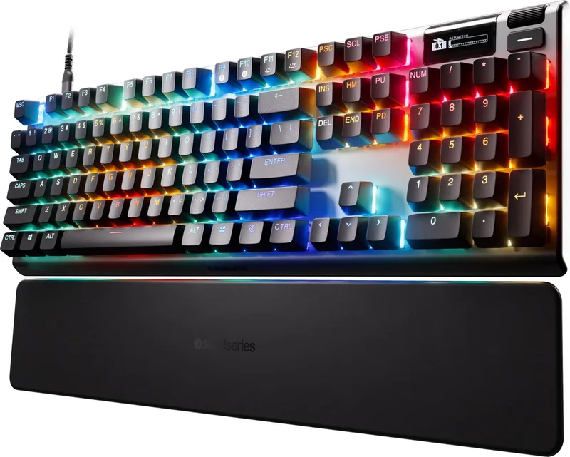 Apex Pro Gen 3 - Analoog Magnetisch Gaming Toetsenbord - Bedraad - US QWERTY by SteelSeries, Black, US – cover