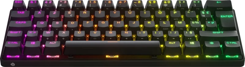 Apex Pro Mini - Draadloos Mechanisch Gaming Keyboard - US Qwerty by SteelSeries, Black, FR – cover