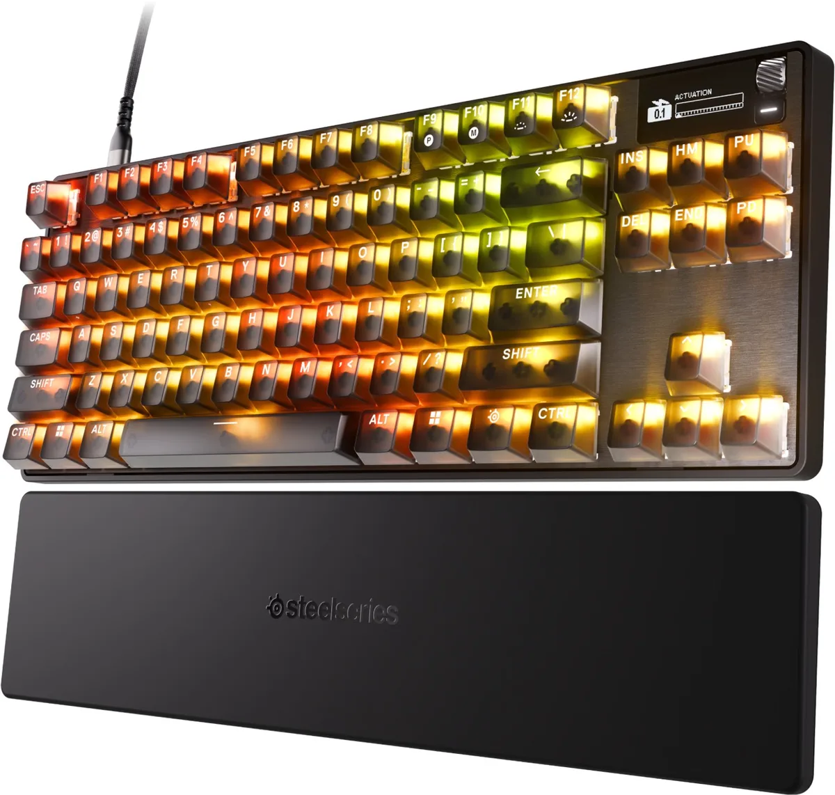 Apex Pro TKL Gen 3 Steel - Analoog Magnetisch Gaming Toetsenbord - Limited Edition fra SteelSeries, Steel, FR – cover