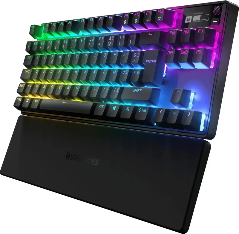 Apex Pro TKL Wireless Gaming Keyboard (2023) - FR Azerty Layout van SteelSeries, Zwart, FR – cover
