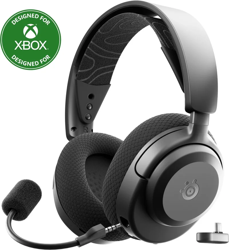 Arctis Nova 3X Wireless - Draadloze Gaming Headset - Xbox, PC, Switch van SteelSeries, Zwart – cover