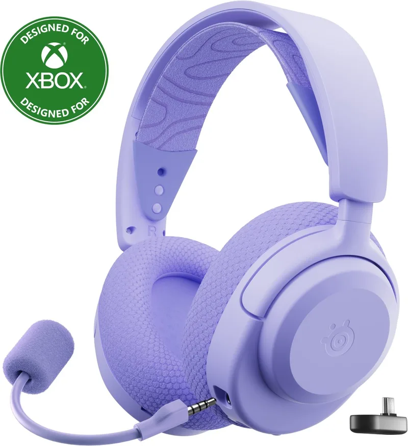 Arctis Nova 3X Wireless - Draadloze Gaming Headset - Xbox, PC, Switch - Lavender van SteelSeries, Lavendel – cover