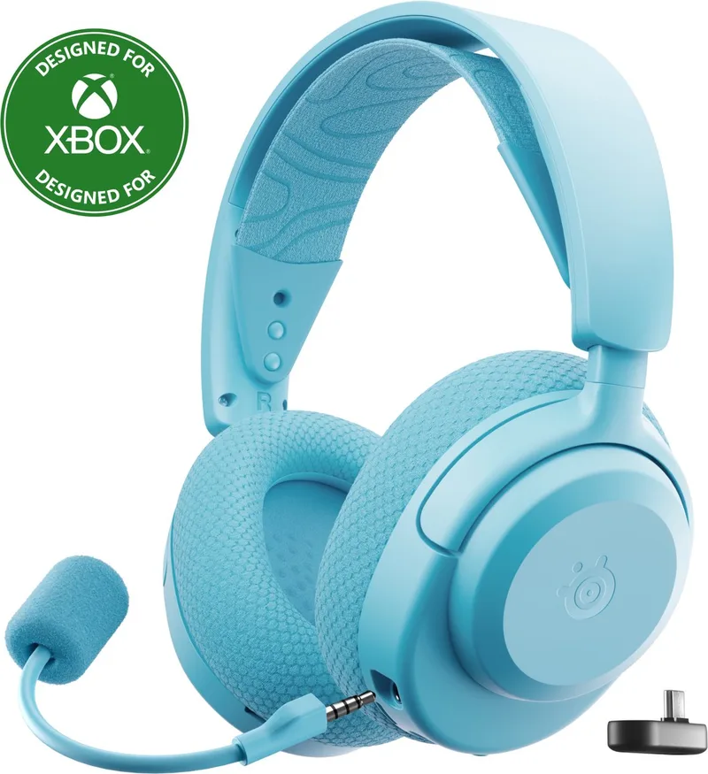 Arctis Nova 3X Wireless - Draadloze Gaming Headset - Xbox, PC, Switch van SteelSeries, Aqua – cover