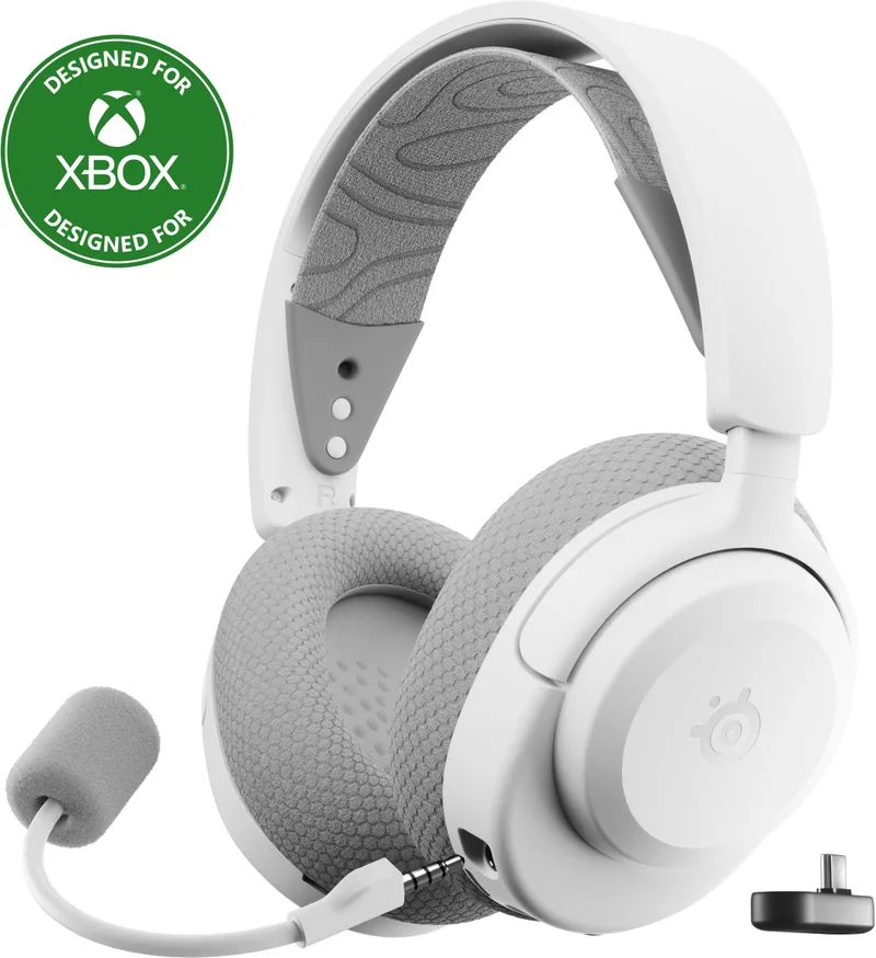 Arctis Nova 3X Wireless - Draadloze Gaming Headset - Xbox, PC, Switch van SteelSeries, Wit – cover