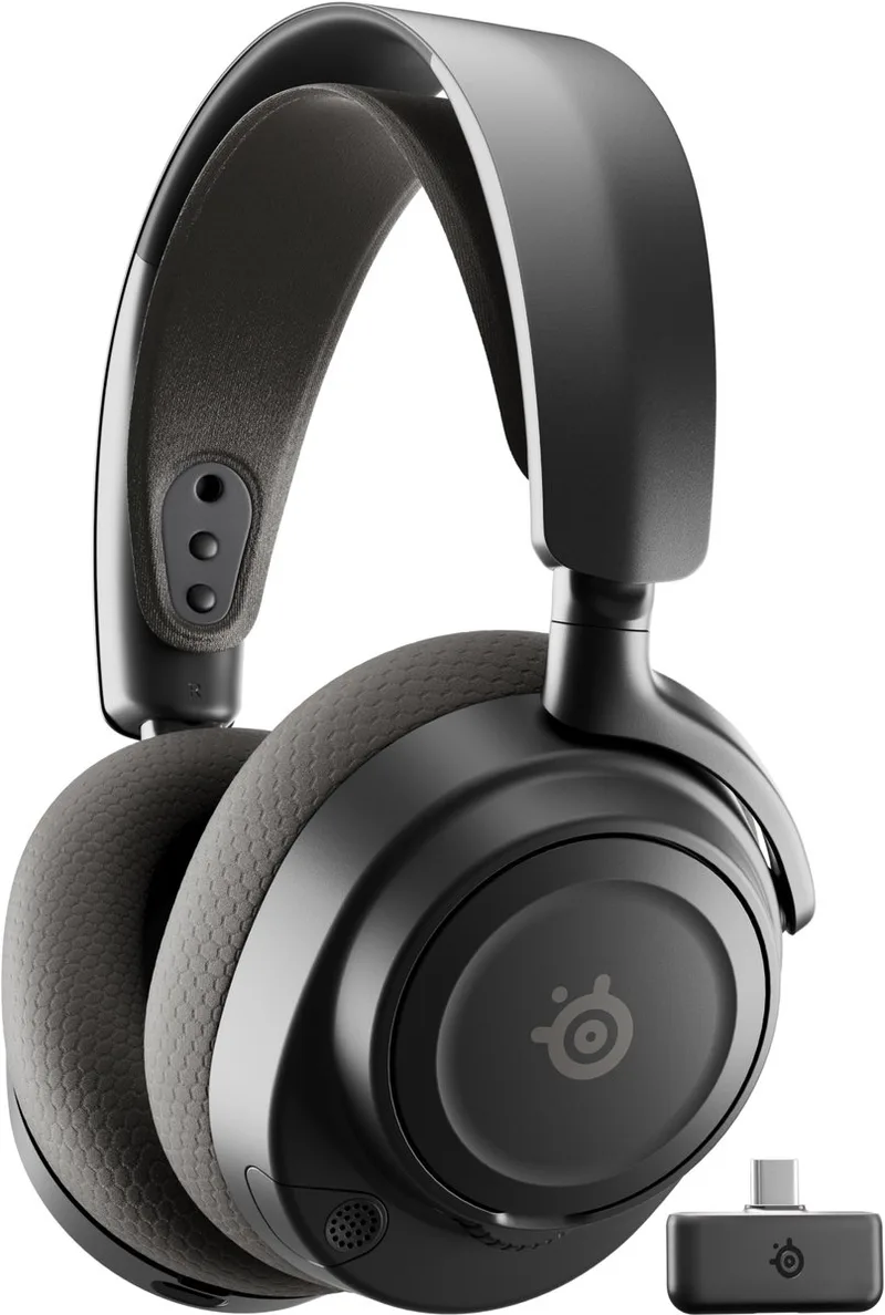 Arctis Nova 7 Gen 2 - Draadloze Gaming Headset - 50 uur accuduur - PC, PlayStation, Switch 1/2 & Mobiel van SteelSeries, Zwart – cover
