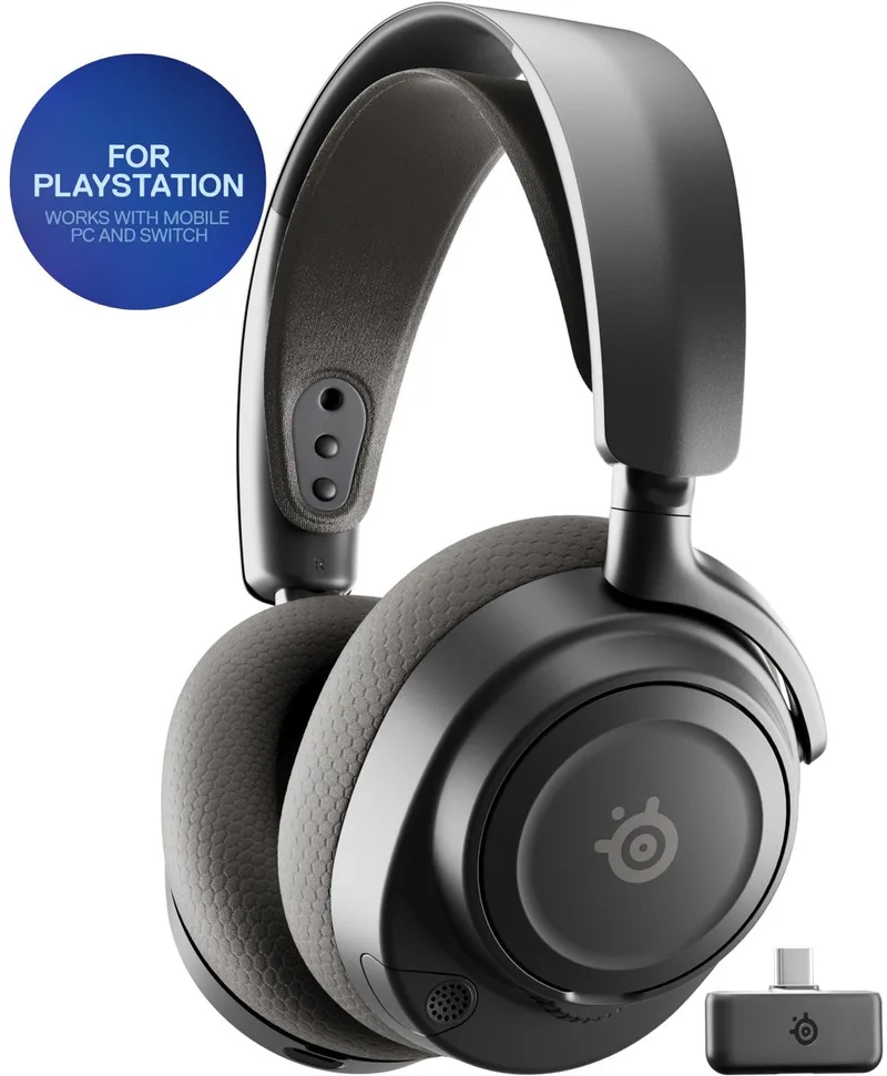 Arctis Nova 7P Gen 2 - Draadloze Gaming Headset - PlayStation 4 & 5 by SteelSeries, Black – cover
