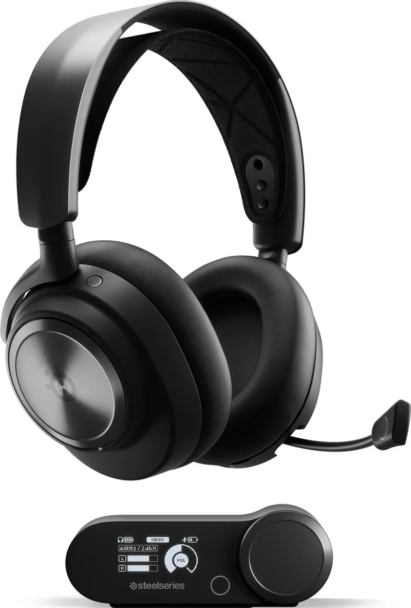 Arctis Nova Pro Draadloze Gaming Headset - PC, Xbox Series X | S & Xbox One by SteelSeries, Black – cover