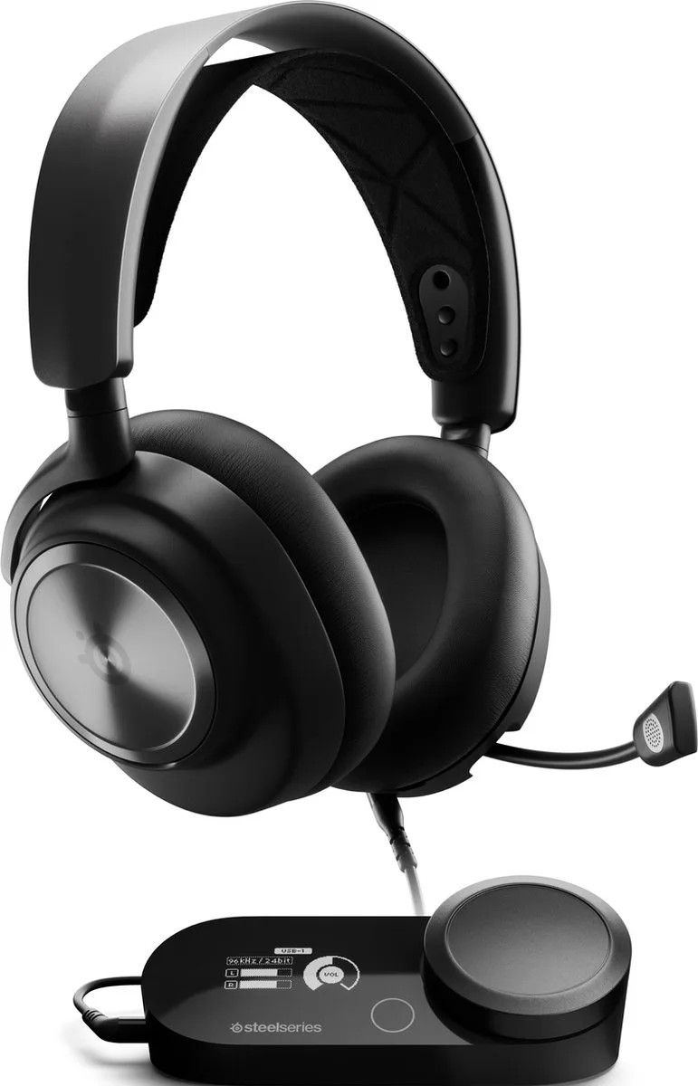 Arctis Nova Pro - Wired High-Res Gaming Headset - PC, Xbox by SteelSeries, Black – cover