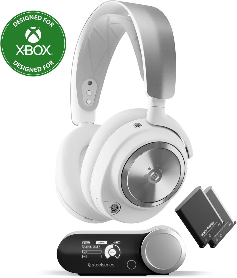 Arctis Nova Pro X - Draadloze Gaming Headset by SteelSeries, White – cover