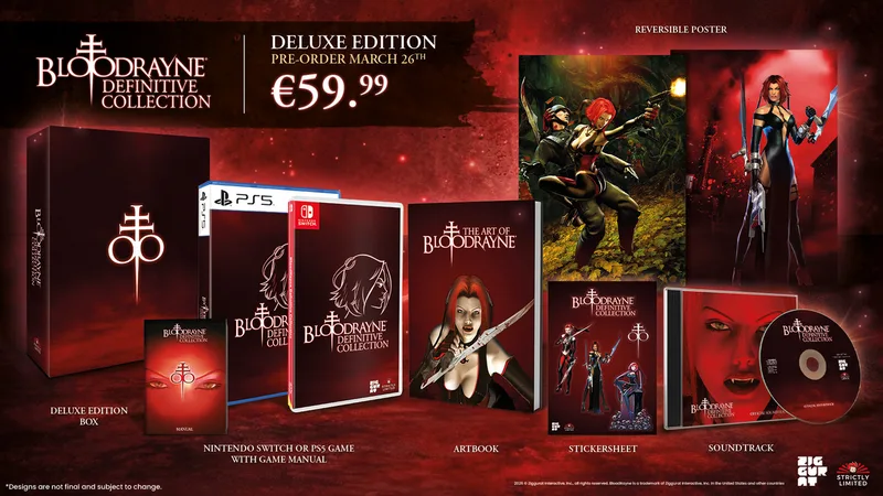BloodRayne Definitive Collection Deluxe Edition by Strictly Limited Games, Nintendo Switch – cover