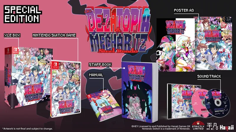 Dezatopia & Mecha Ritz Special Edition van Strictly Limited Games, Nintendo Switch – cover