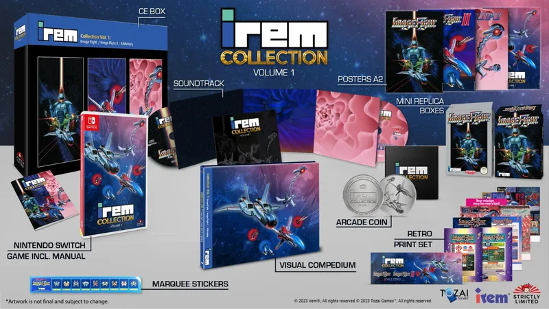 Irem Collection Volume 1 Limited Collector's Edition van Strictly Limited Games, Nintendo Switch – cover