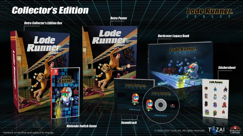 Lode Runner Legacy Collector's Edition by Strictly Limited Games, Nintendo Switch – cover