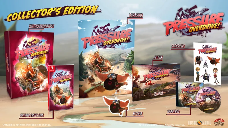 Pressure Overdrive! Collector's Edition de Strictly Limited Games, Nintendo Switch – jaquette