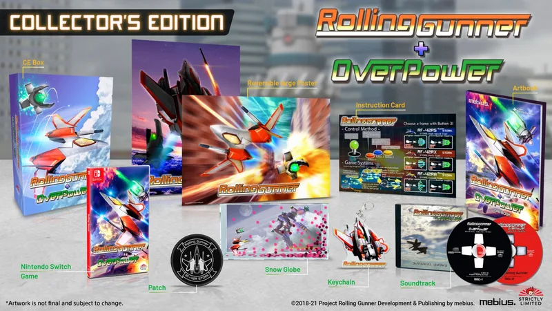 Rolling Gunner + Overpower Collector's Edition de Strictly Limited Games, Nintendo Switch – jaquette