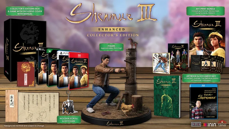 Shenmue III Enhanced Collector's Edition van Strictly Limited Games, Xbox Series X | S – cover