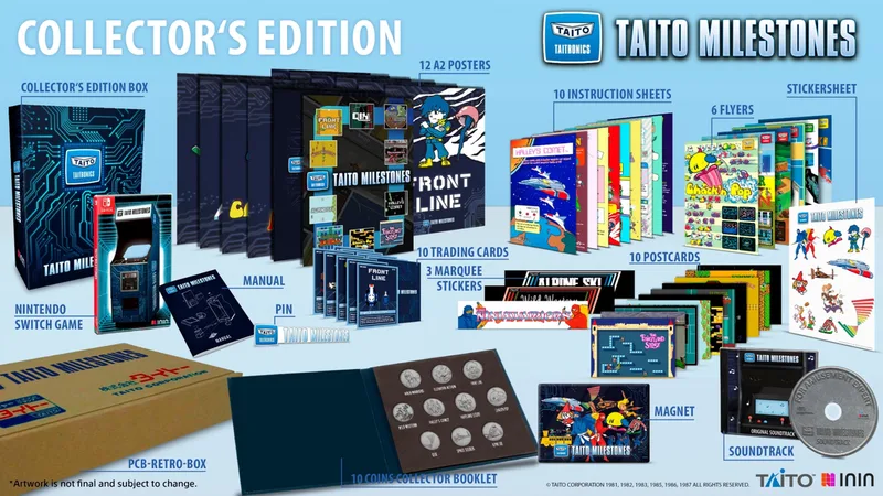 Taito Milestones Collector's Edition by Strictly Limited Games, Nintendo Switch – cover