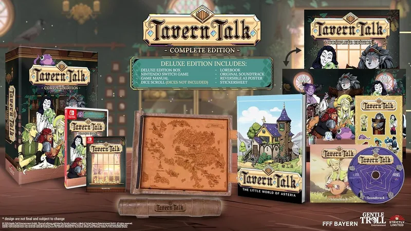 Tavern Talk Complete Deluxe Edition van Strictly Limited Games, Nintendo Switch – cover