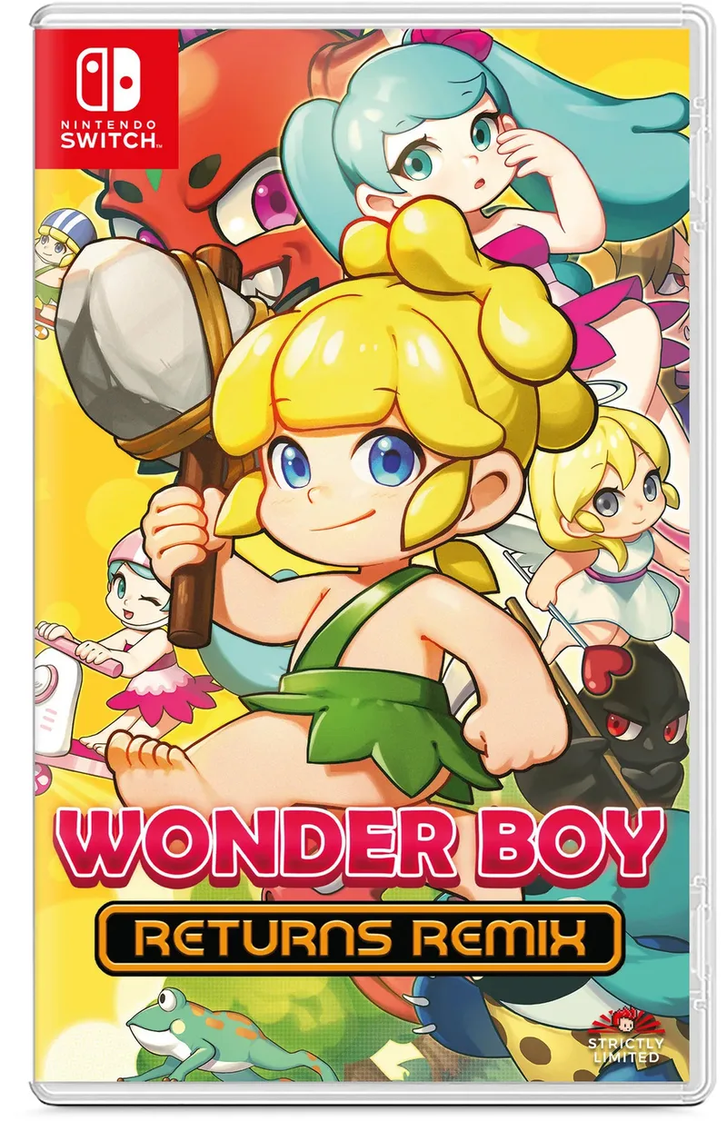 Wonder Boy Returns Remix van Strictly Limited Games, Nintendo Switch – cover
