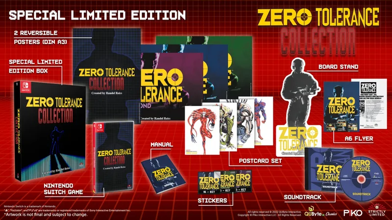 Zero Tolerance Collection Special Limited Edition van Strictly Limited Games, Nintendo Switch – cover