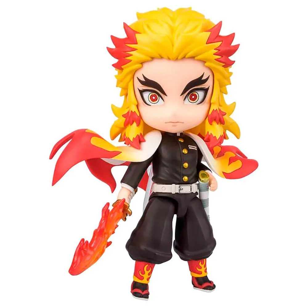 Demon Slayer Figuarts Mini Kyojuro Rengoku Flammeåndedræt 9 Cm fra Tamashii Nations – cover