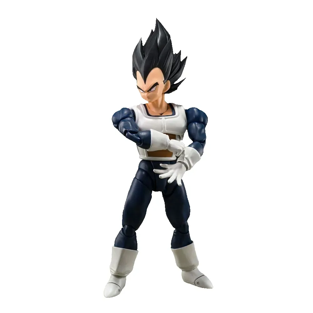Dragon Ball S.h.figuarts Vegeta Gamle Kampklæder Actionfigur 14 Cm fra Tamashii Nations – cover