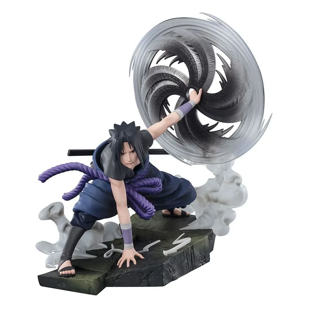 Naruto Shippuden Extra Battle Pvc Sasuke Uchiha De Lichten & Het Duister Van De Mangekyo Sharingan-figuur 20 Cm by Tamashii Nations – cover
